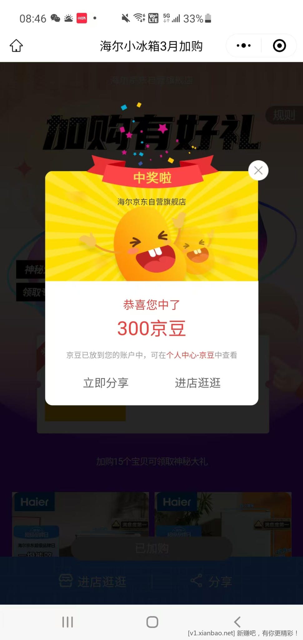 京东300豆