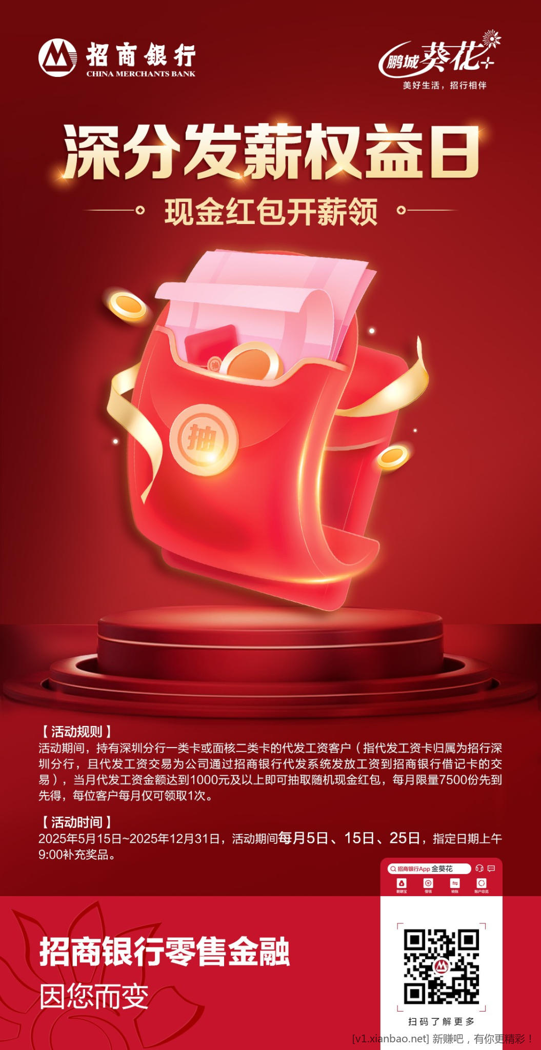 深圳招行工资卡红包